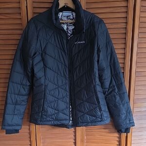 Columbia Women's Black Quilted Ski Jacket